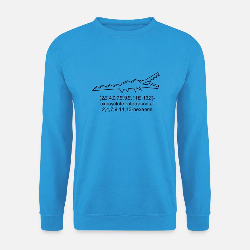 Crocene - chemical crocodile - Unisex Sweatshirt - sea blue