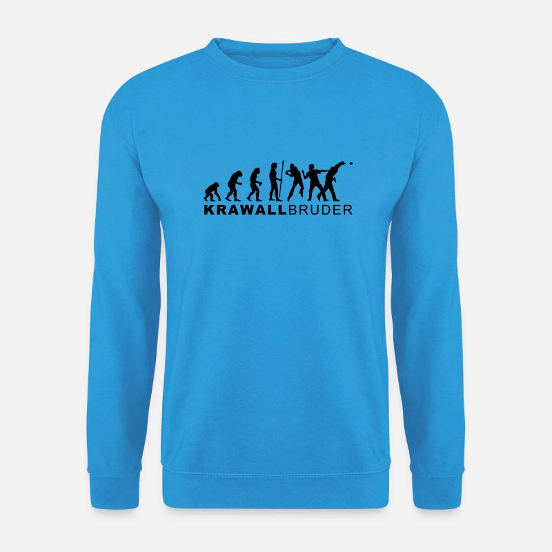 evolution_krawallbruder2 - Sweat-shirt Unisexe - bleu mer