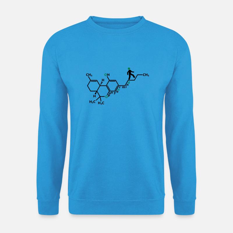 THC molekül - Unisex Pullover - Meeresblau