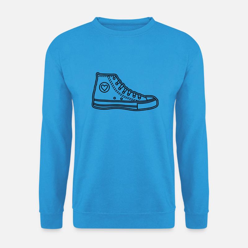 Chucks with Heart - Unisex Pullover - Meeresblau