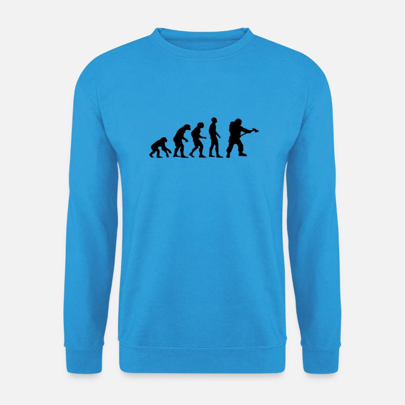 evolution pompier - Sweat-shirt Unisexe - bleu mer