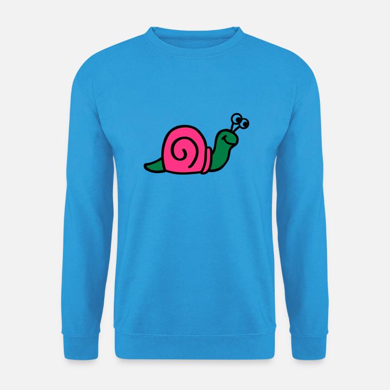 Schnecke - Unisex Pullover - Meeresblau