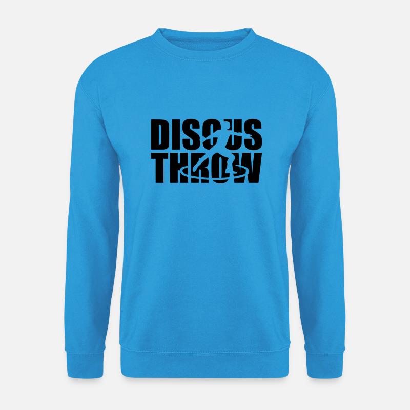 Diskuswurf - Unisex Pullover - Meeresblau