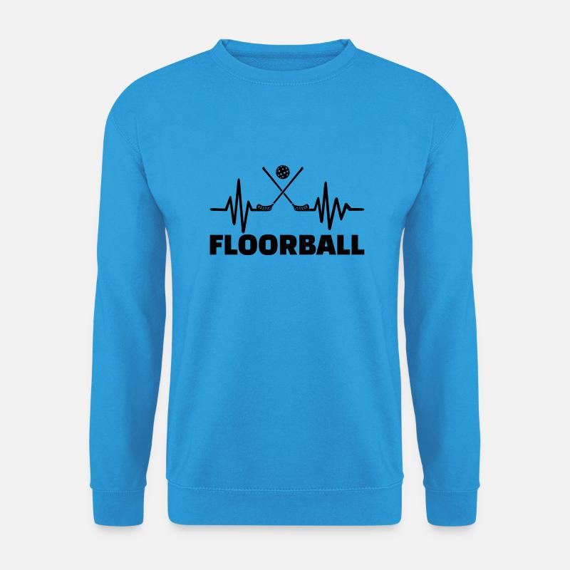 Floorball - Unisex Pullover - Meeresblau