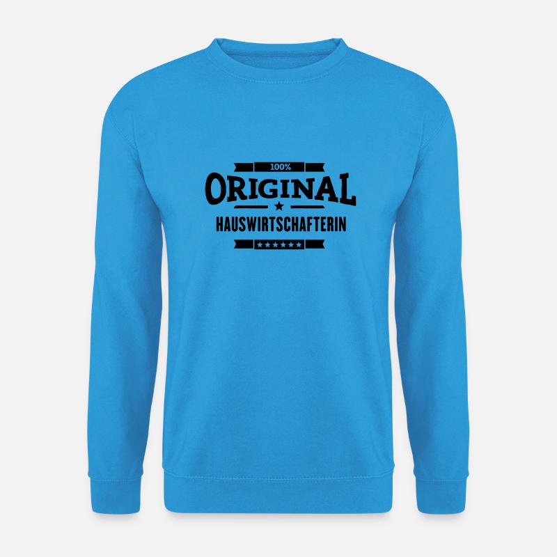 100% Hauswirtschafterin - Unisex Pullover - Meeresblau