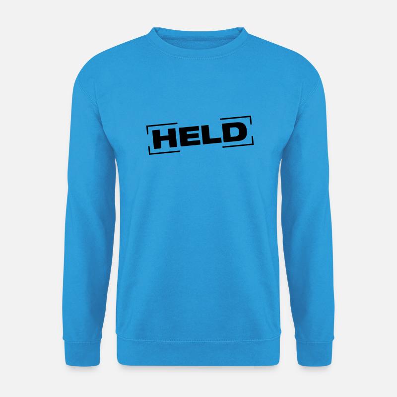 held_stempel_ke1 - Unisex Pullover - Meeresblau