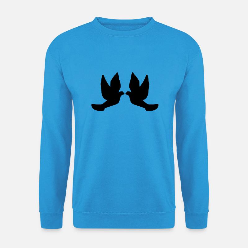 Tauben - Unisex Pullover - Meeresblau