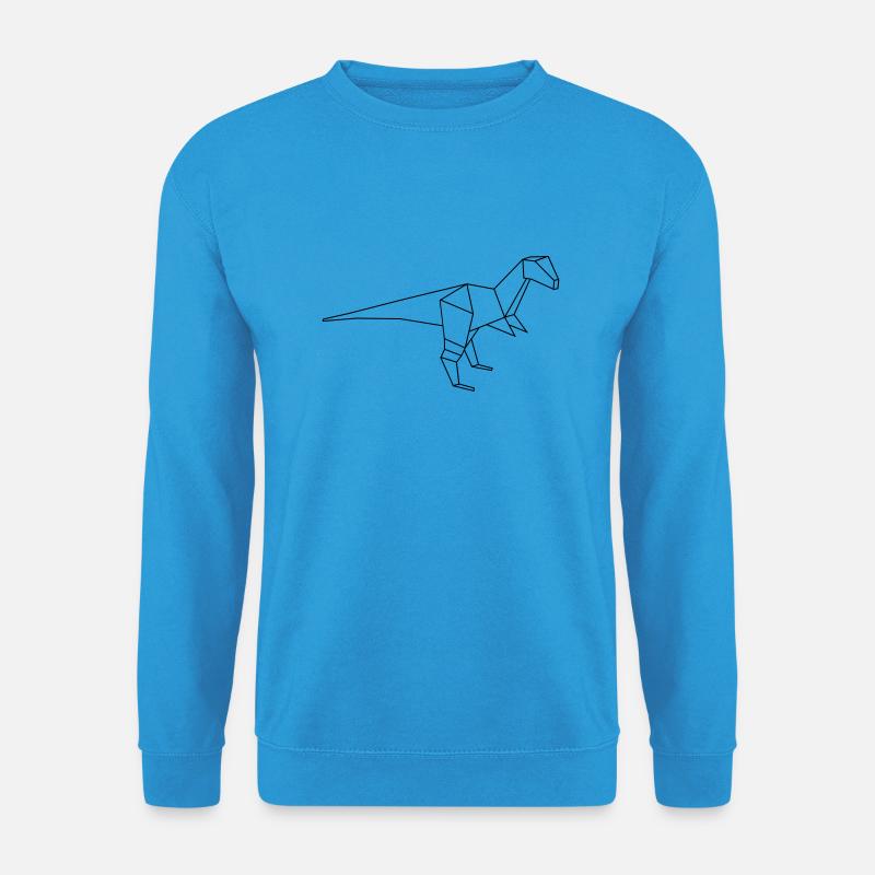 dino 1c - Unisex Pullover - Meeresblau