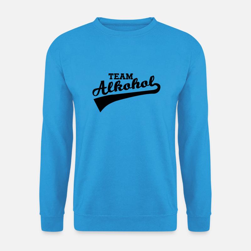 Alkohol - Unisex Pullover - Meeresblau
