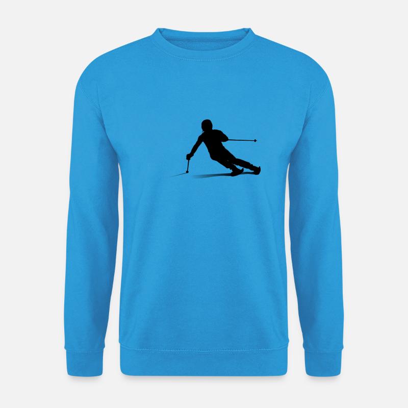 Skier 3 - Unisex Pullover - Meeresblau