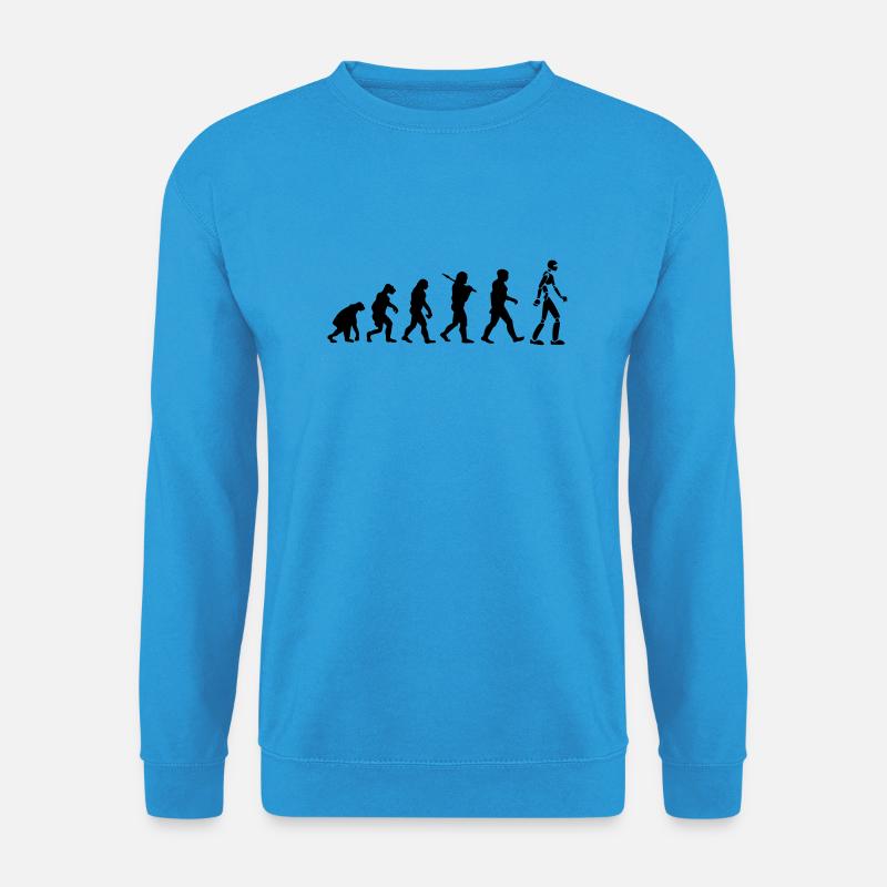 Robot Evolution - Unisex Sweatshirt - sea blue