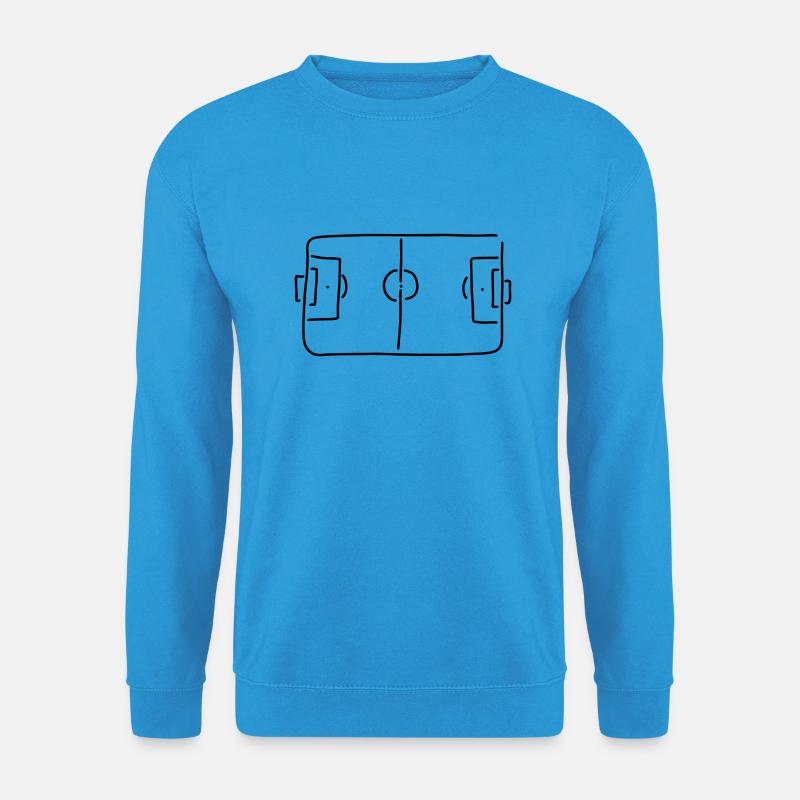 fussballfeld - Unisex Pullover - Meeresblau