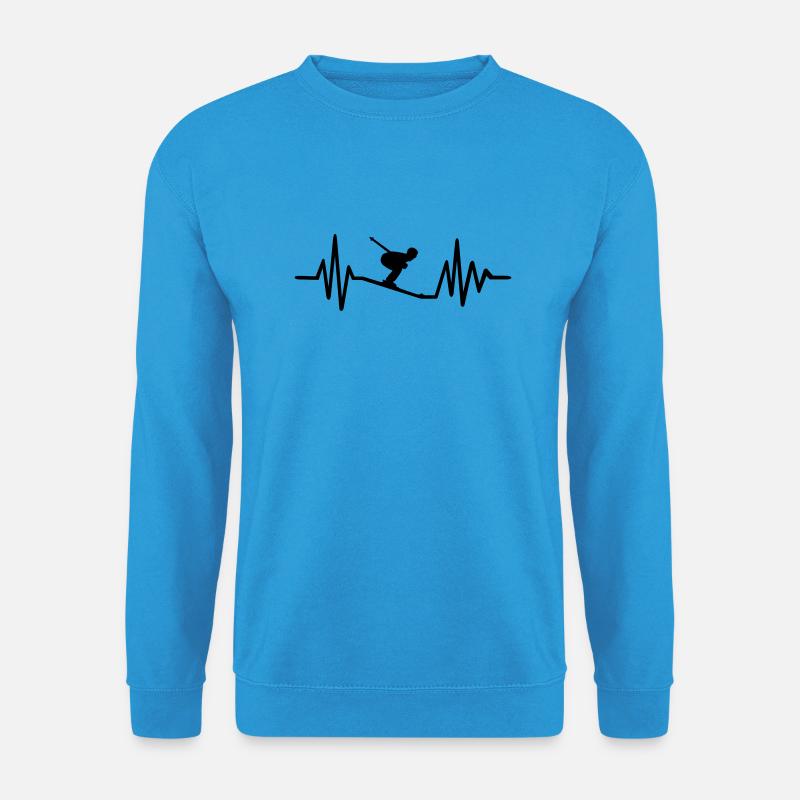 Ski - Unisex Pullover - Meeresblau