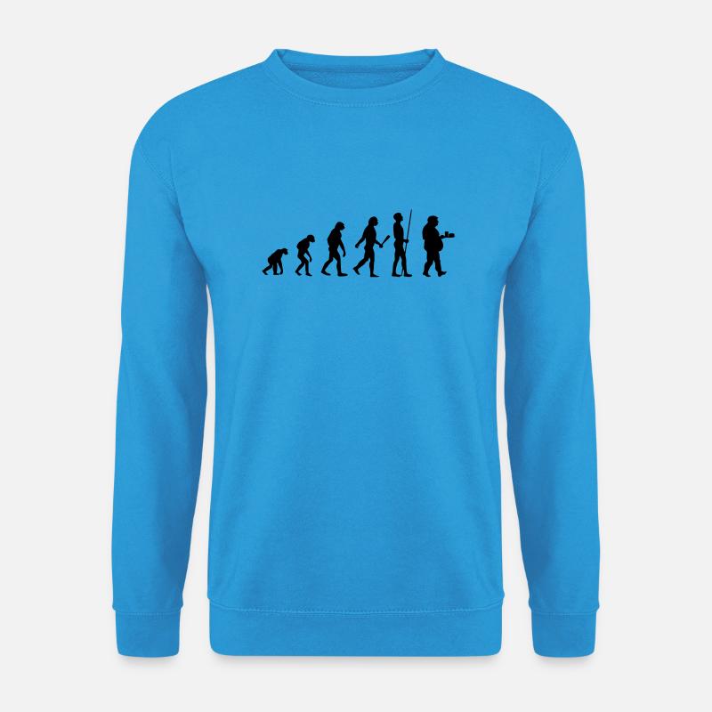 evolution - Unisex Pullover - Meeresblau