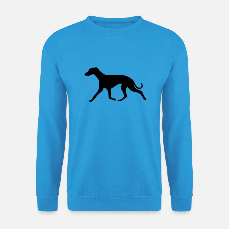whippet2_cb - Unisex Pullover - Meeresblau