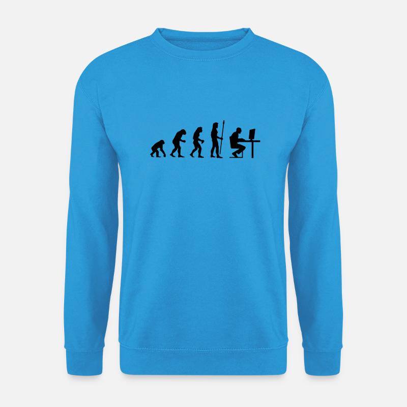 evolution_pc_3 - Unisex Pullover - Meeresblau