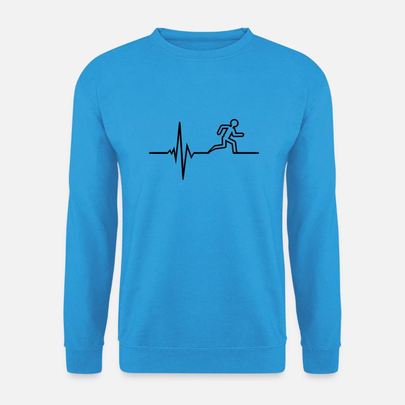 Läufer - Unisex Pullover - Meeresblau