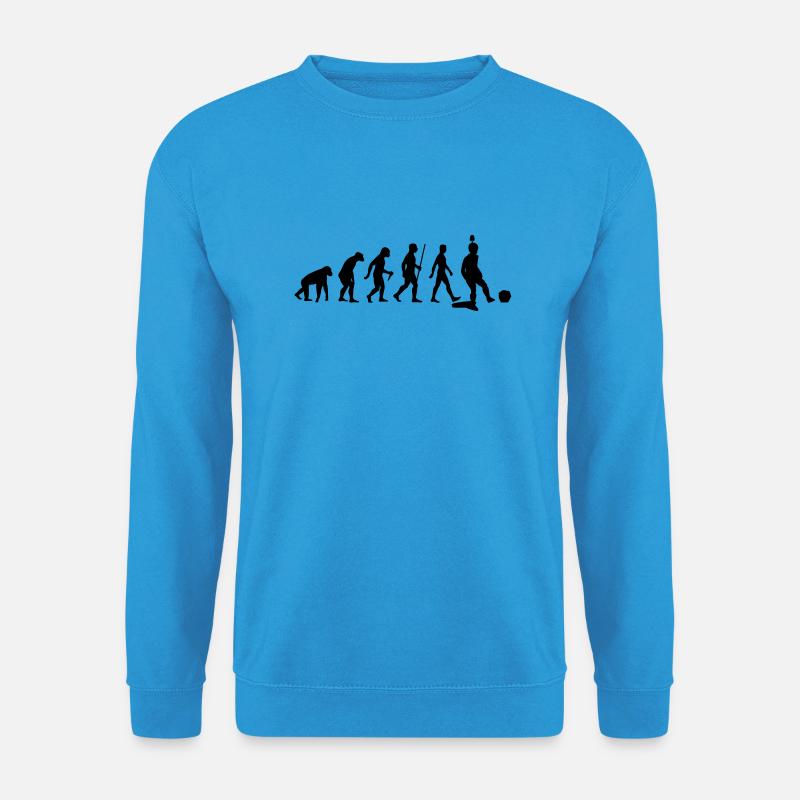 Evolution Tippkick - Unisex Pullover - Meeresblau