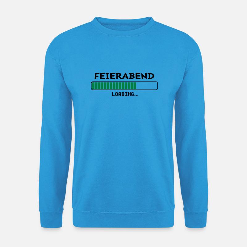 Feierabend loading... - Unisex Pullover - Meeresblau