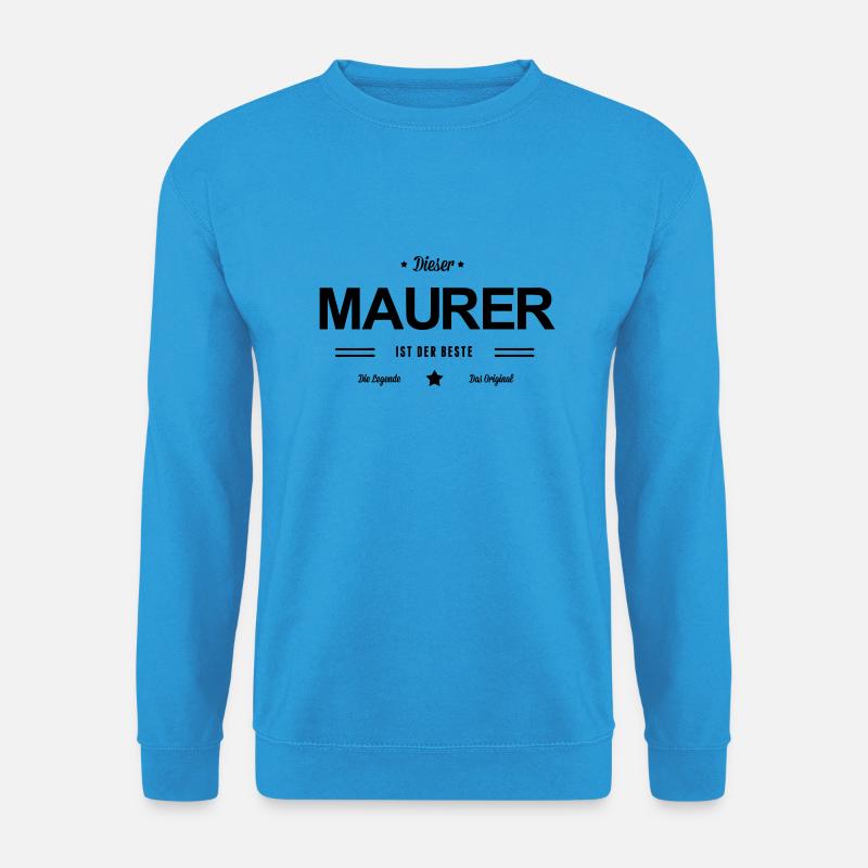 Bester Maurer - Unisex Pullover - Meeresblau