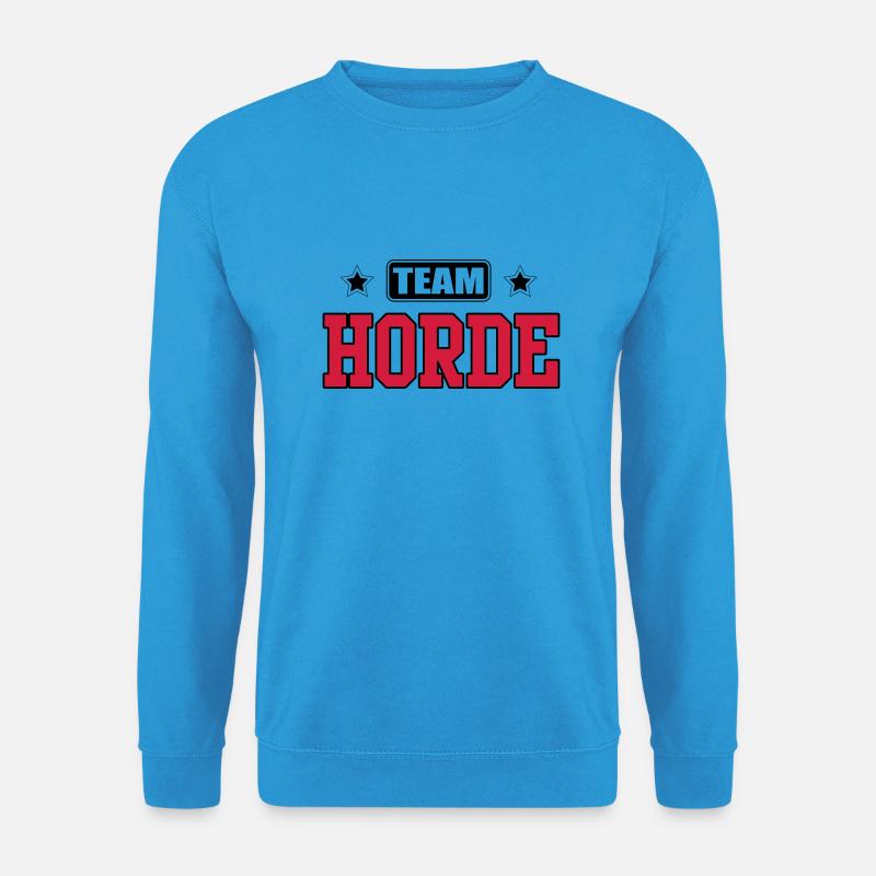 Team Horde - Unisex Pullover - Meeresblau