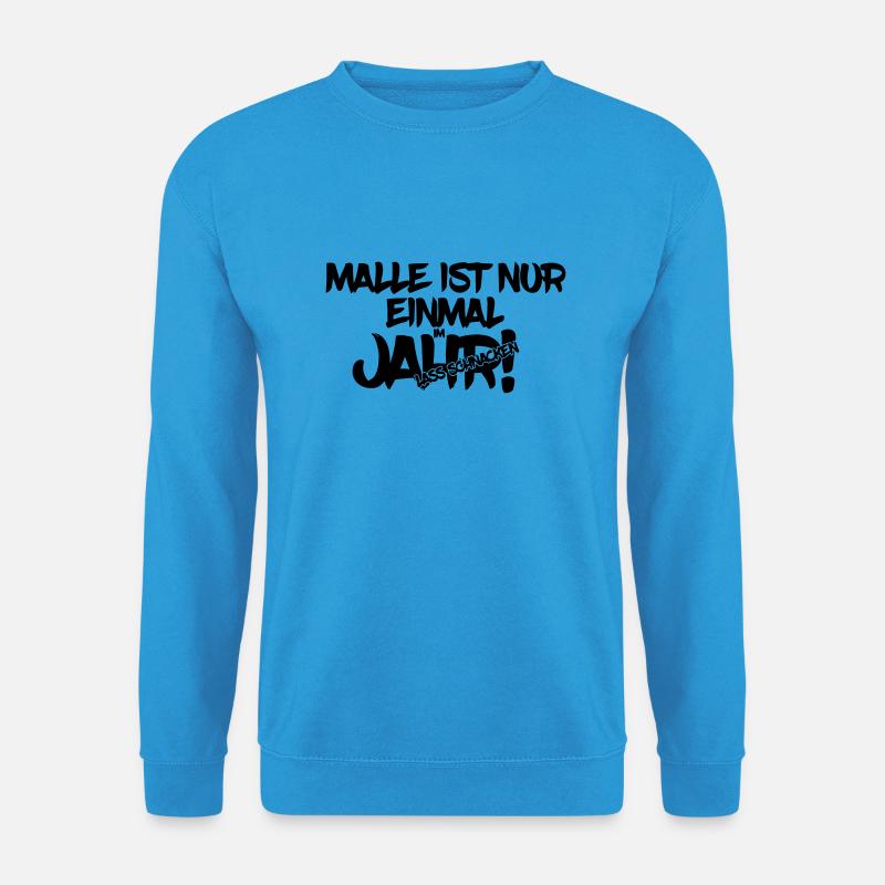MALLE INEIJ - Unisex Pullover - Meeresblau