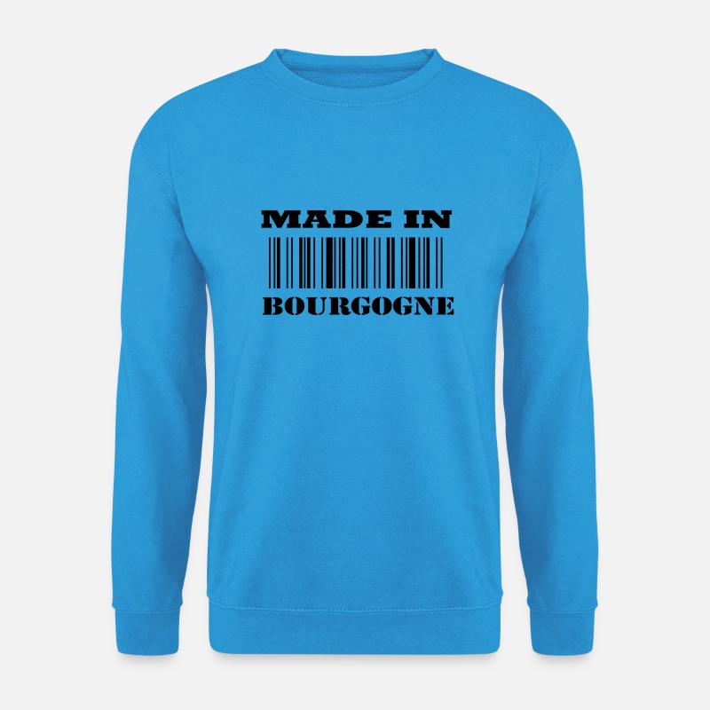 Made in BOURGOGNE - Unisex Pullover - Meeresblau