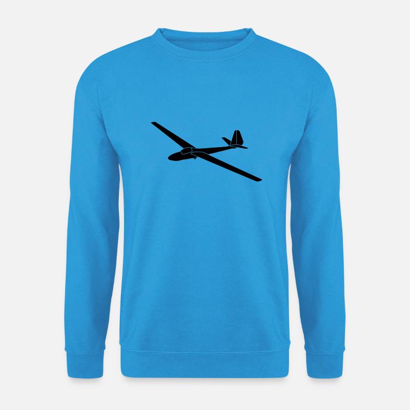 DDR Libelle Segelflugzeug Geschenk - Unisex Pullover - Meeresblau