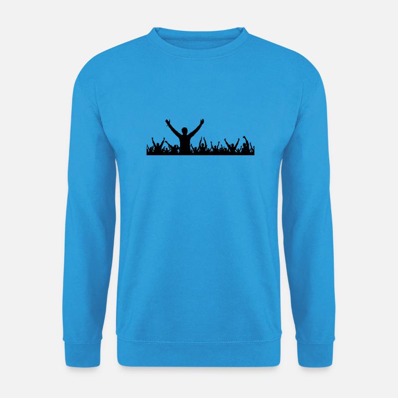 Menschen - Gruppe Fans - Unisex Pullover - Meeresblau