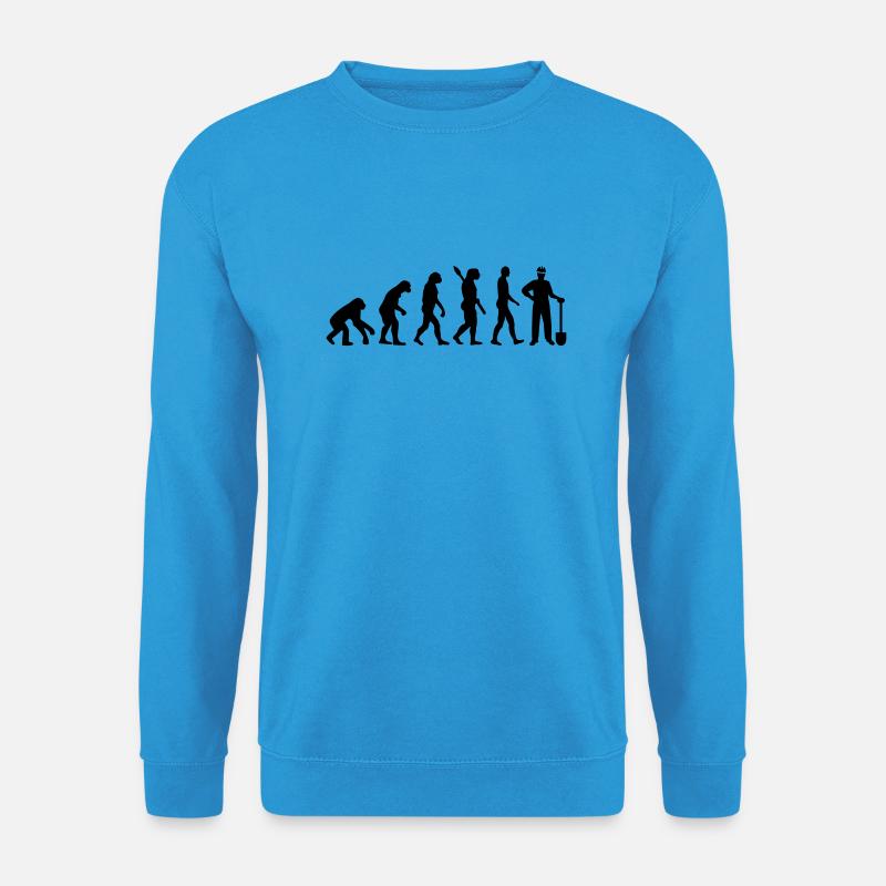 Construction worker - Unisex Sweatshirt - sea blue