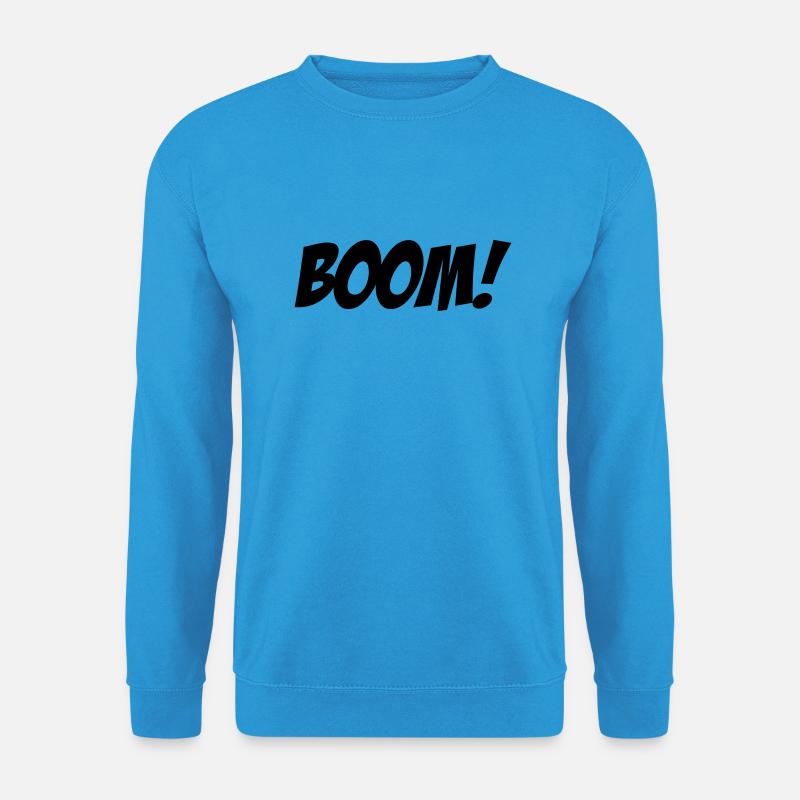 Boom! - Unisex Pullover - Meeresblau