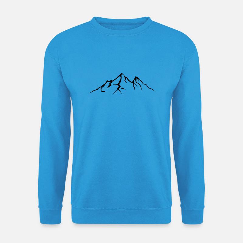 berge - Unisex Pullover - Meeresblau