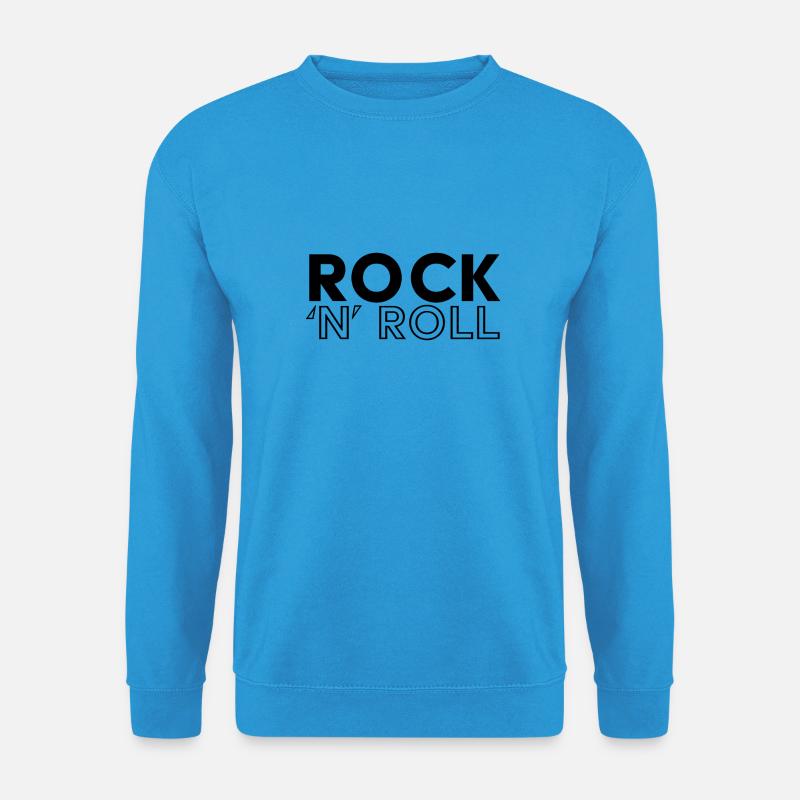 Rock 'n' Roll / Rock And Roll / Rock & Roll - Unisex Pullover - Meeresblau