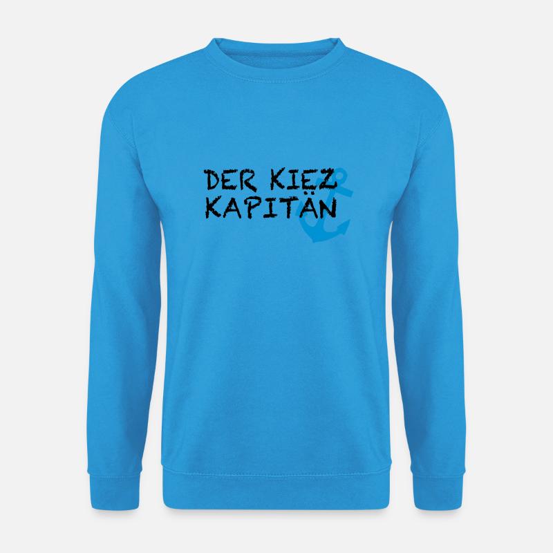 Kiez Kapitän - Unisex Pullover - Meeresblau