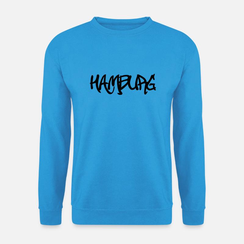 Hamburg Graffiti - Unisex Sweatshirt - sea blue