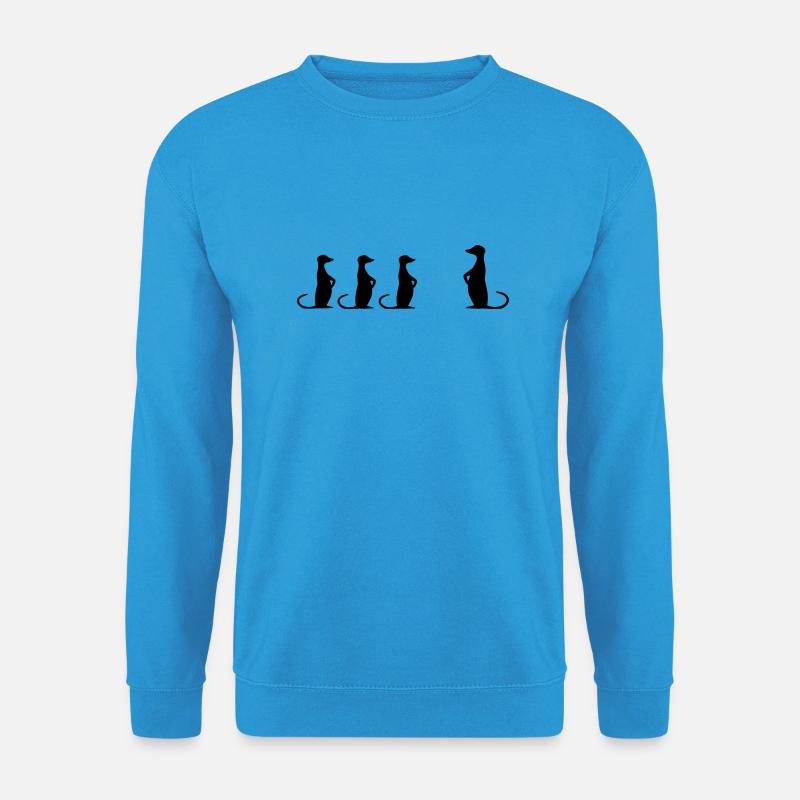 Erdmännchen - Unisex Pullover - Meeresblau