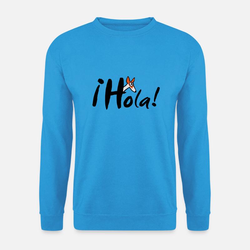 Hola Podenco - Unisex Pullover - Meeresblau