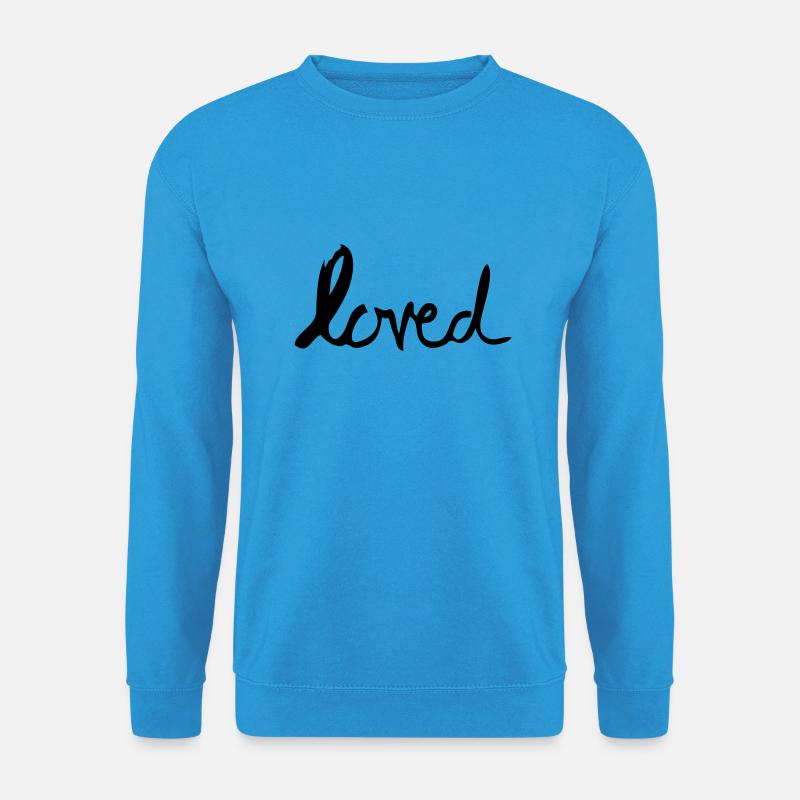 loved - Unisex Pullover - Meeresblau