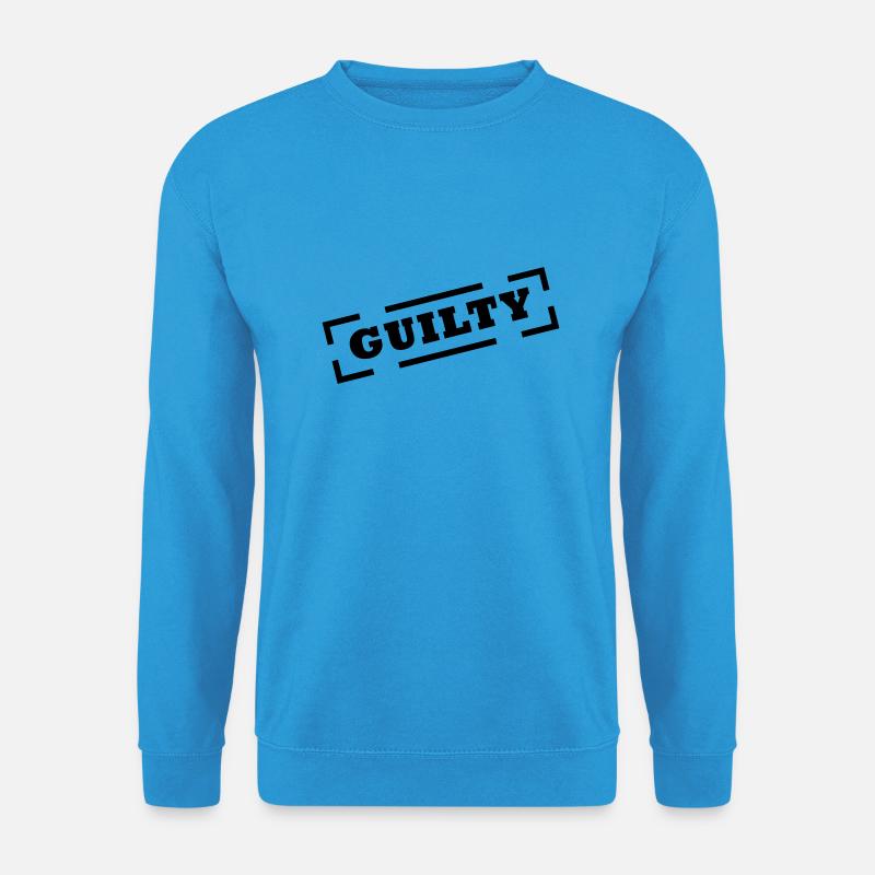 guilty - Unisex Pullover - Meeresblau