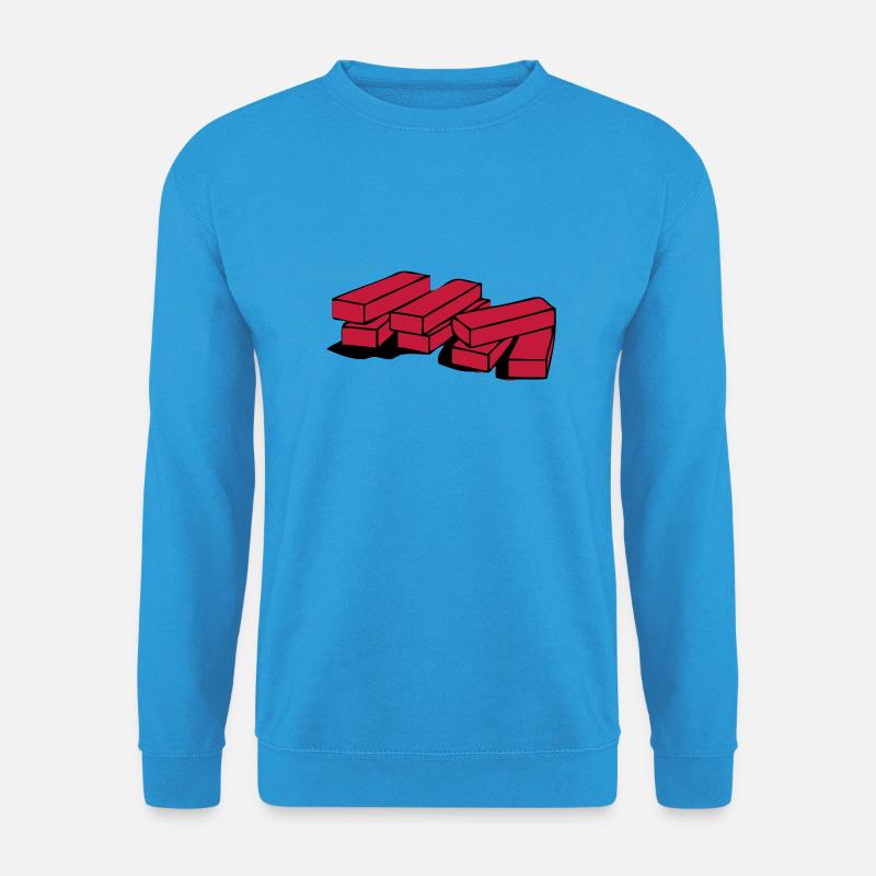 Mauer - Unisex Pullover - Meeresblau