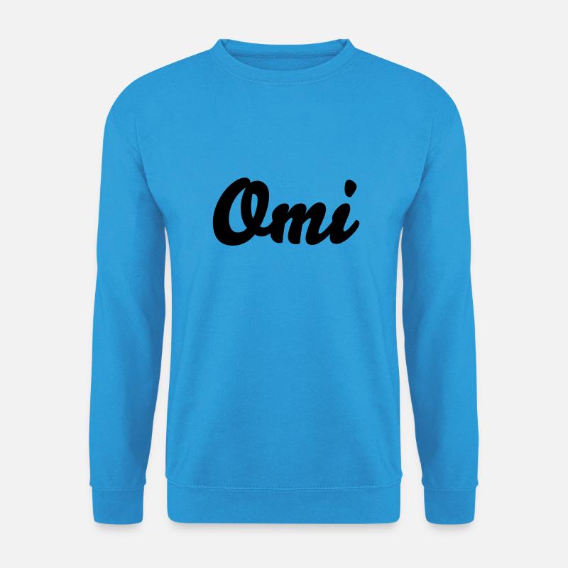 Omi - Unisex Pullover - Meeresblau