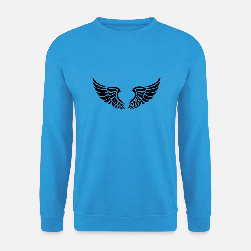 Flügel - Unisex Pullover - Meeresblau