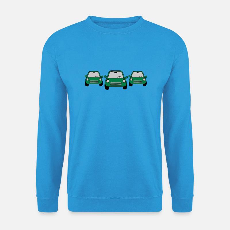 3 Autos Comic - Unisex Pullover - Meeresblau