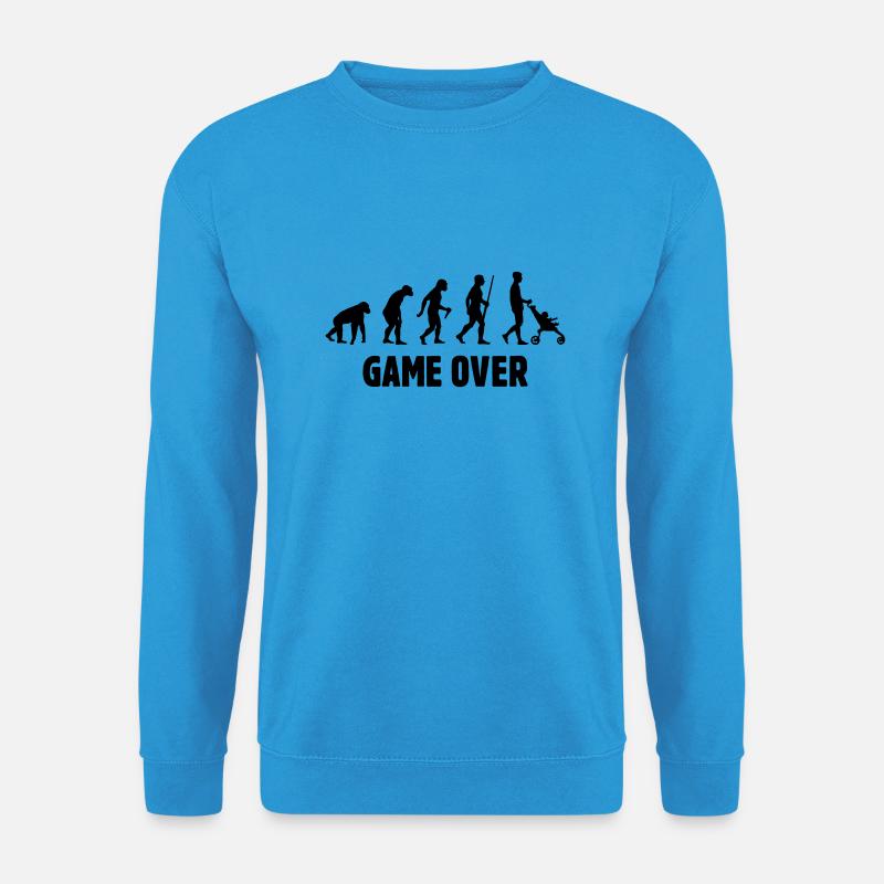 Daddy Game Over - Unisex Sweatshirt - sea blue
