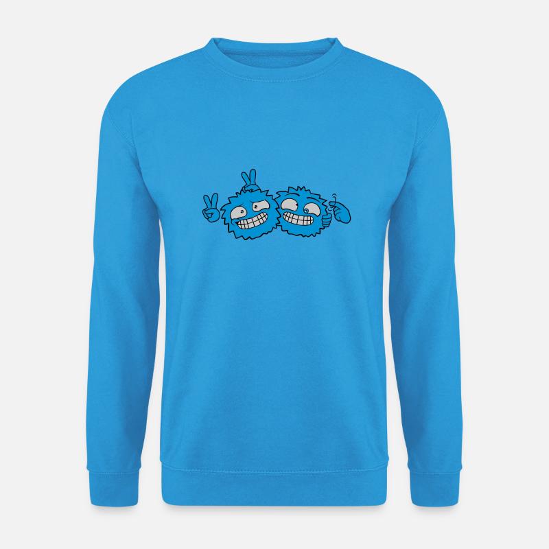2 Verrückte Freunde - Unisex Pullover - Meeresblau