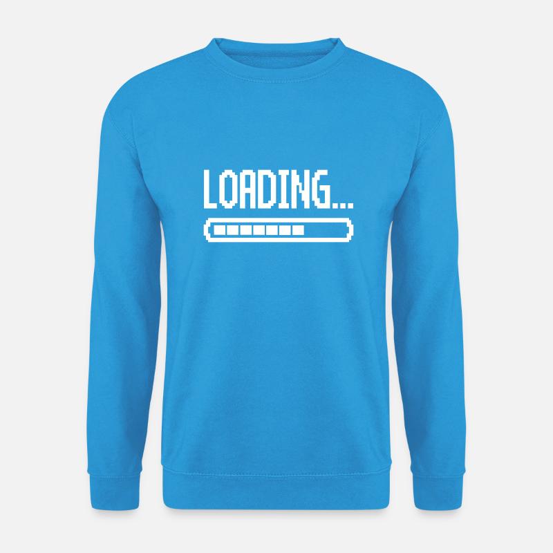 loading ladebalken - Unisex Pullover - Meeresblau