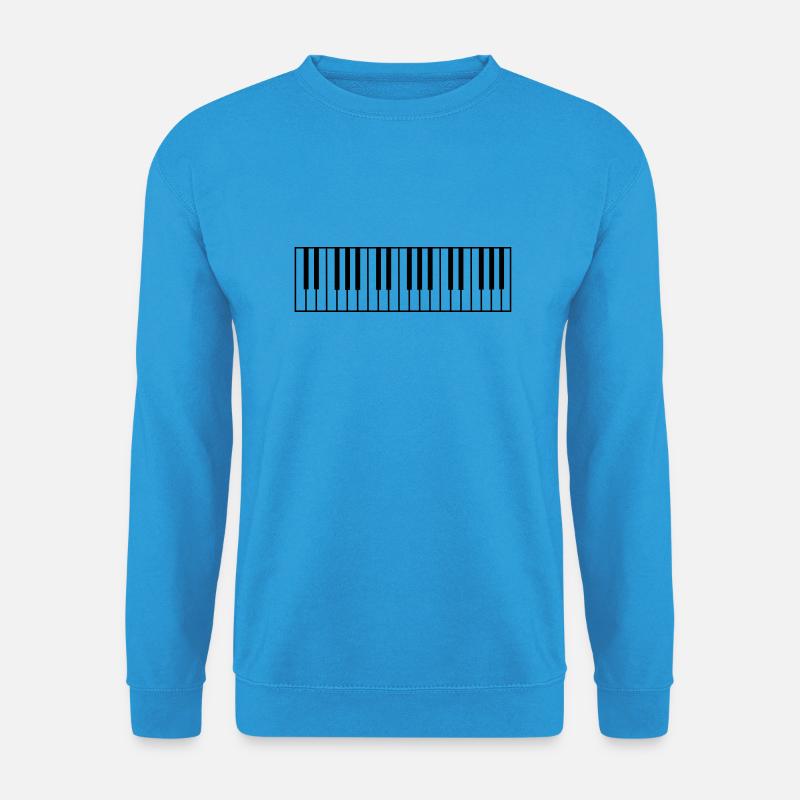 klavier - Unisex Pullover - Meeresblau