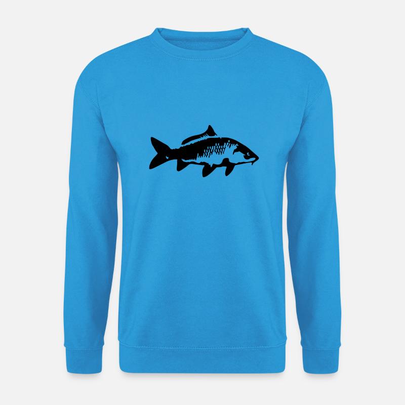carp fish - Unisex Pullover - Meeresblau