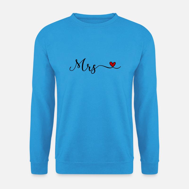 Mrs - Unisex Pullover - Meeresblau
