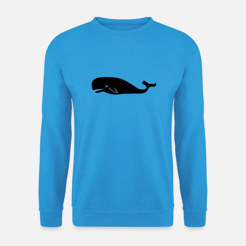 Wal - Unisex Pullover - Meeresblau